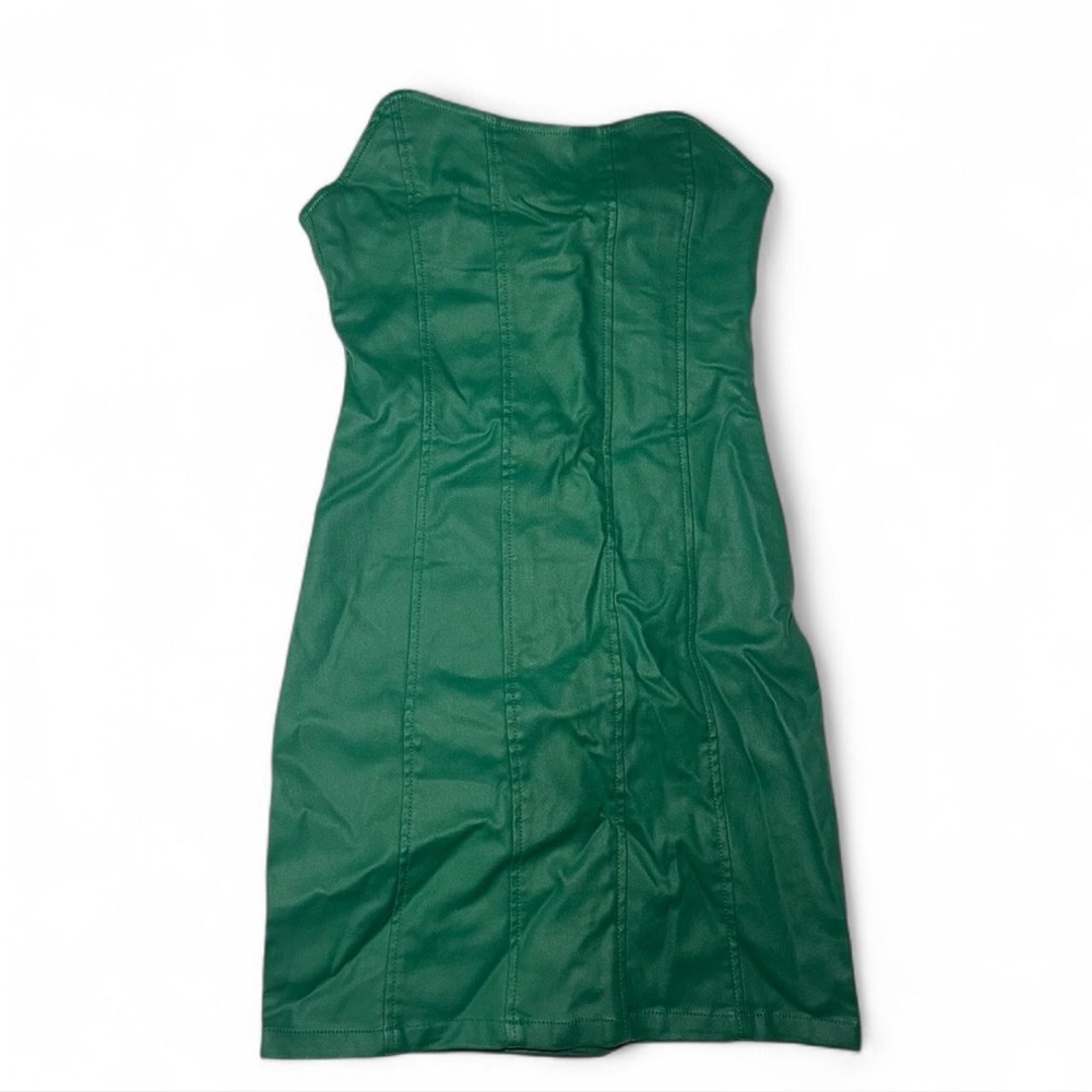 Edikted Faux Leather Mini Dress